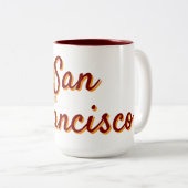 サンフランシスコ ツートーンマグカップ (正面右)