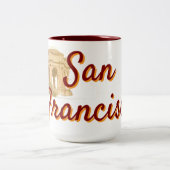 サンフランシスコ ツートーンマグカップ (中央)