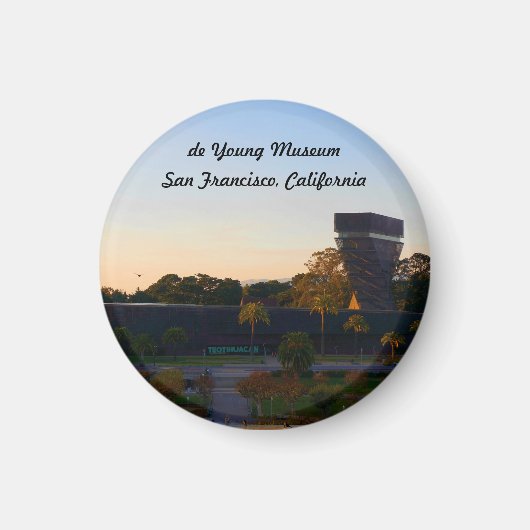 サンフランシスコ・デ・ヤング博物館#3磁石 マグネット (正面)