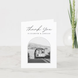 サンフランシスコ トロリー フォト ブランク サンクス カード