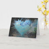 サンフランシスコ ブルーハート - カード (黄色い花)