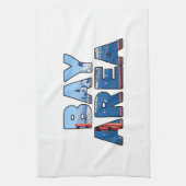 サンフランシスコ・ベイエリア キッチンタオル (縦)