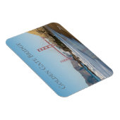 サンフランシスコ，ベイカービーチからゴールデンゲートブリッジ マグネット (右側)