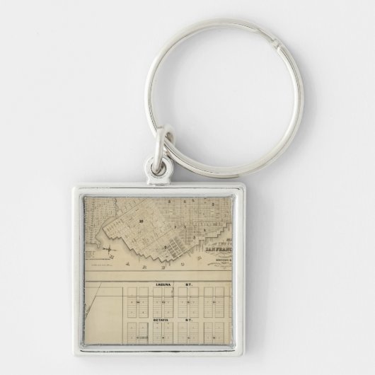 サンフランシスコ·ベイデマン·トラクト キーホルダー (正面)