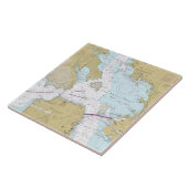 サンフランシスコ・ベイ航海のチャート タイル (側面)