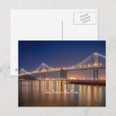サンフランシスコ・ベイ・ブリッジ・ポストカード ポストカード (正面/裏面)