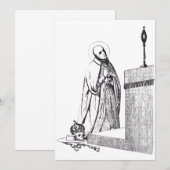 サンフランシスコ・ボルジア・デ・ガンディア公 招待状 (正面/裏面)