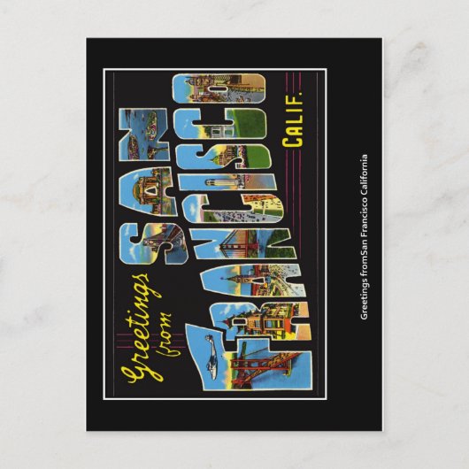 サンフランシスコ ポストカード (正面)