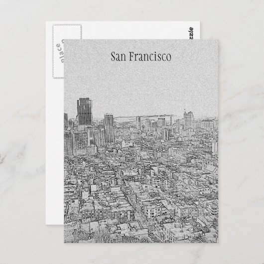 サンフランシスコ! ポストカード (正面/裏面)