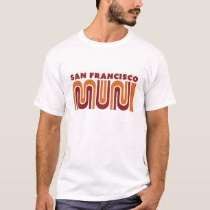 サンフランシスコ・ムニのTシャツデザイン Tシャツ