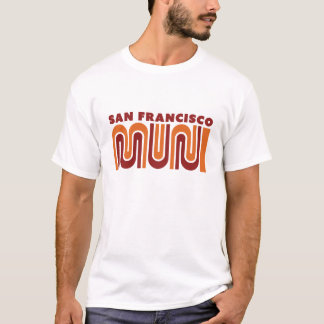 サンフランシスコ・ムニのTシャツデザイン Tシャツ