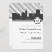 サンフランシスコ モノグラム ウェディング インビテーション (正面/裏面)