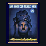サンフランシスコ・ワールド・フェア1940プリント-16 x 20 ポスター<br><div class="desc">1940年のサンフランシスコ万国博覧会の美しいアールデコデザインポスター。</div>