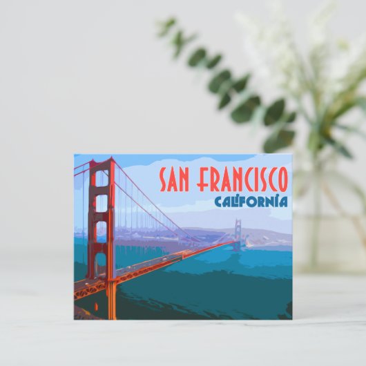 サンフランシスコ・ヴィンテージ旅行はがき ポストカード (スタンド正面)