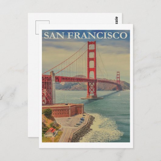 サンフランシスコ・ヴィンテージ旅行はがき ポストカード (正面/裏面)