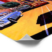 サンフランシスコ・ヴィンテージ旅行ポスター ポスター (角)