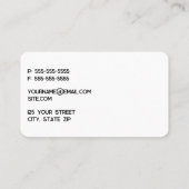 サンフランシスコ 名刺 (裏面)