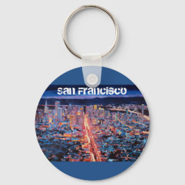 サンフランシスコ – 市場通りナイトからツインピーク キーホルダー
