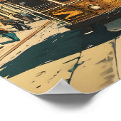 サンフランシスコ:沿岸ノスタルジアヴィンテージはがき ポスター (角)