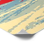 サンフランシスコ、赤い青 ポスター (角)