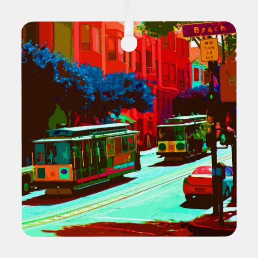 サンフランシスコ 005 メタルオーナメント (正面)