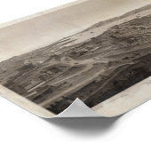 サンフランシスコ、1862年ロシアの丘 ポスター (角)