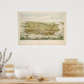 サンフランシスコ、1873年(1528A) ポスター (キッチン)