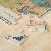 サンフランシスコ(1890年)のヴィンテージの地図 ジグソーパズル (側面)