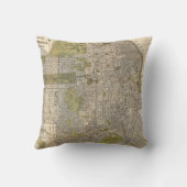 サンフランシスコ(1932年)のヴィンテージの地図 クッション (裏面)