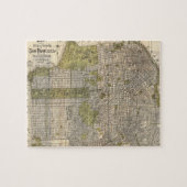 サンフランシスコ(1932年)のヴィンテージの地図 ジグソーパズル (横)
