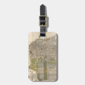 サンフランシスコ(1932年)のヴィンテージの地図 ラゲッジタグ (正面縦)