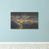 サンフランシスコ、CATreure Island at Intl Expo キャンバスプリント (インサイチュ (ウッドフロア))