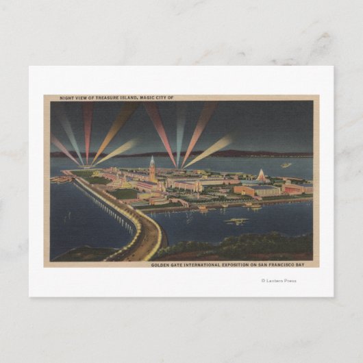 サンフランシスコ、CATreure Island at Intl Expo ポストカード (正面)