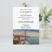 サンフランシスコCAゴールデンゲートバー結婚式招待状 招待状 (スタンド正面)