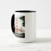 サンフランシスコCA – ゴールデンゲートブリッジ マグカップ (正面左)