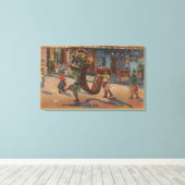 サンフランシスコCA – 壮大なダンス キャンバスプリント (インサイチュ (ウッドフロア))