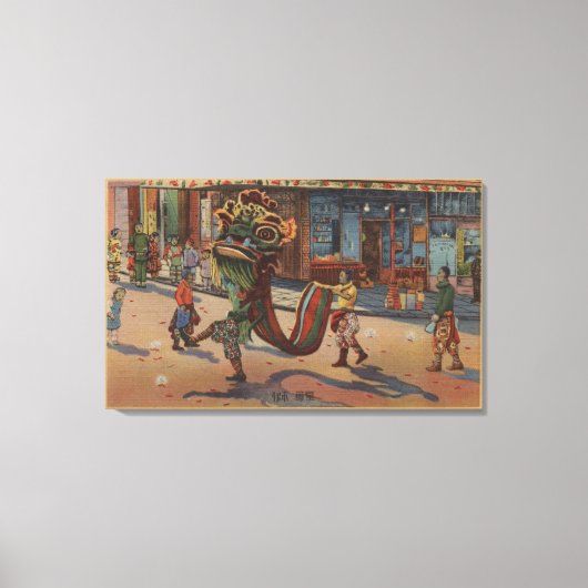 サンフランシスコCA – 壮大なダンス キャンバスプリント (正面)