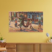 サンフランシスコCA – 壮大なダンス キャンバスプリント (インサイチュ (リビング))