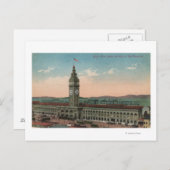 サンフランシスコCAUnionフェリーターミナル建物 ポストカード (正面/裏面)