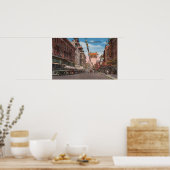 サンフランシスコCAView of Chinatownメイン通り ポスター (キッチン)