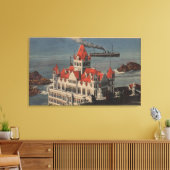 サンフランシスコCAView of Old Cliff House キャンバスプリント (インサイチュ (リビング))