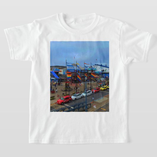 サンフランシスコPier 39プライド#1 Tシャツ (レイダウン)