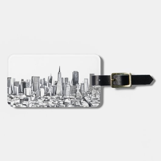 サンフランシスコSF Citiscapeの写真 ラゲッジタグ (正面横)