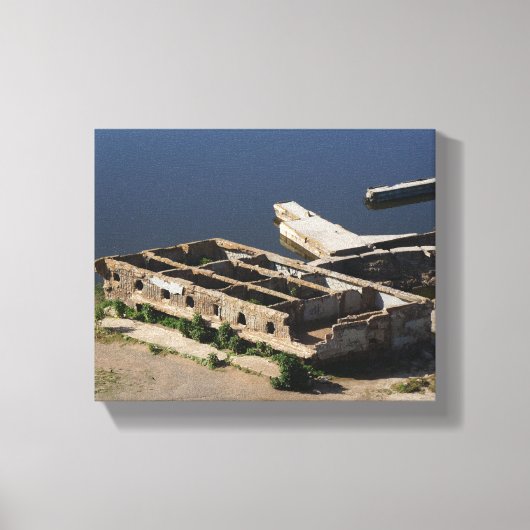 サンフランシスコSutro Bath遺跡#2 Canvas キャンバスプリント (正面)