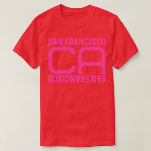 サンフランシスコTシャツ4 Tシャツ (デザイン正面)
