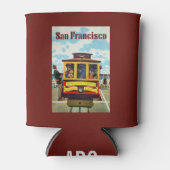 サンフランシスコUSAヴィンテージトラベルのクーラー 缶クーラー (正面)