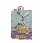 サンフランシスコUSAヴィンテージトラベルフラスコ フラスク (左)