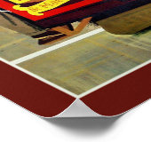 サンフランシスコUSAヴィンテージ旅行ポスター ポスター (角)