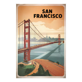 サンフランシスコUSAヴィンテージ フォトプリント           