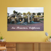 サンフランシスコVaillancourt Fountain #2 Canvas キャンバスプリント (インサイチュ (リビング))